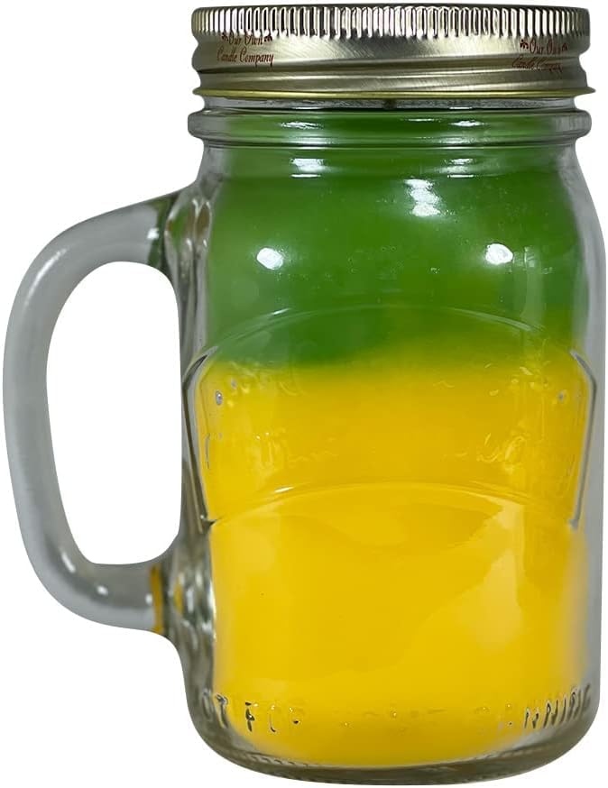 Our Own Candle Company, Pineapple Punch Scented Mason Jar Candle, 100 Hour Burn Time, 13 Ounces - Bloomnest
