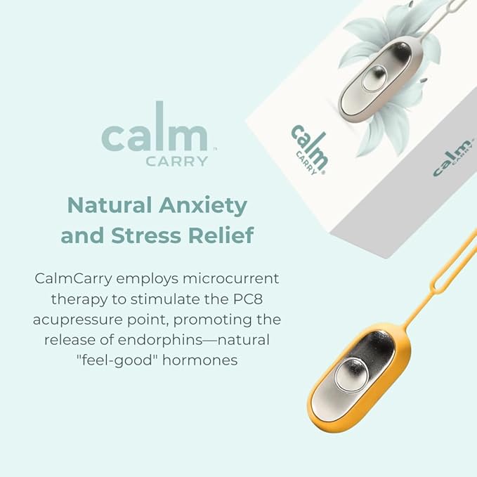 Glowco CalmCarry Sleep Aid Device – Handheld Microcurrent Relaxation Tool, Supports Calm, Focus & Gentle Relief, USB Rechargeable, Portable Wellness Device for Adults & Kids | Orange Calm Carry HomePage