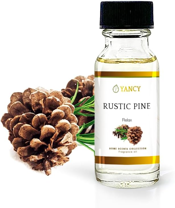 YANCY Pine Luxury Collection Fragrance Oil (1/2 oz), Fresh Evergreen Aroma, Ideal for Diffusers, Oil Burners & Aroma Lamps, Crisp Outdoorsy Scent for Winter Vibes YancySpa