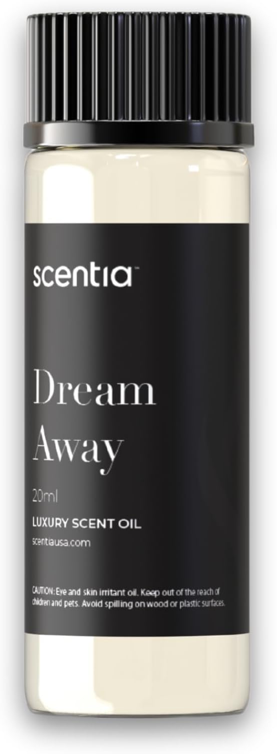 Scentia Fragrance Oil Blend, Inspired by Iconic Perfume, Home Luxury Scents, Essential Oil Blend for Aromatherapy Diﬀusers, Humidifiers & Candle Making -Dream Away 20ml, 0.67 Fl Oz, Mothers Day Gift Scentia