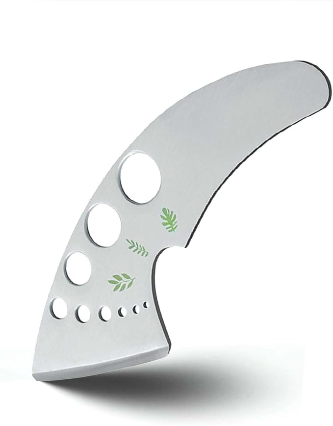 Professional 430 Stainless Steel Herb Leaf Stripper with Multi-Size Holes & Precision Blade - Kitchen Essentials for Parsley, Cilantro and Leafy Greens - Bloomnest