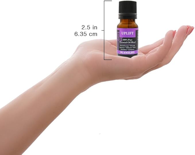Plantlife Uplift Aromatherapy Essential Oil Blend - Straight from The Plant 100% Pure Therapeutic Grade - No Additives or Fillers - Made in California 10 ml - Bloomnest