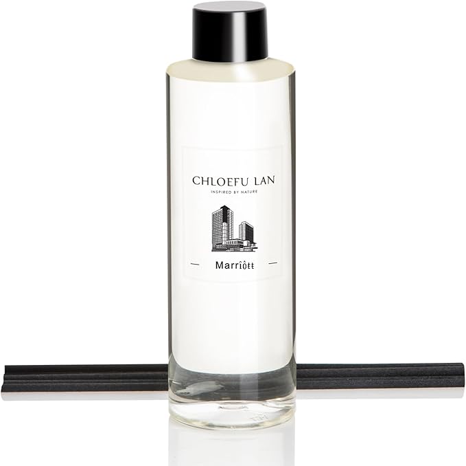 Chloefu LAN Hotel Scented Oil Diffuser Refill 200ml/6.76 fl oz Natural Essential Scented Oil - Best for Aromatherapy, SPA and Home, 0% Alcohol, Unique Blend to Promote Sleep & Relieve Stress - Bloomnest