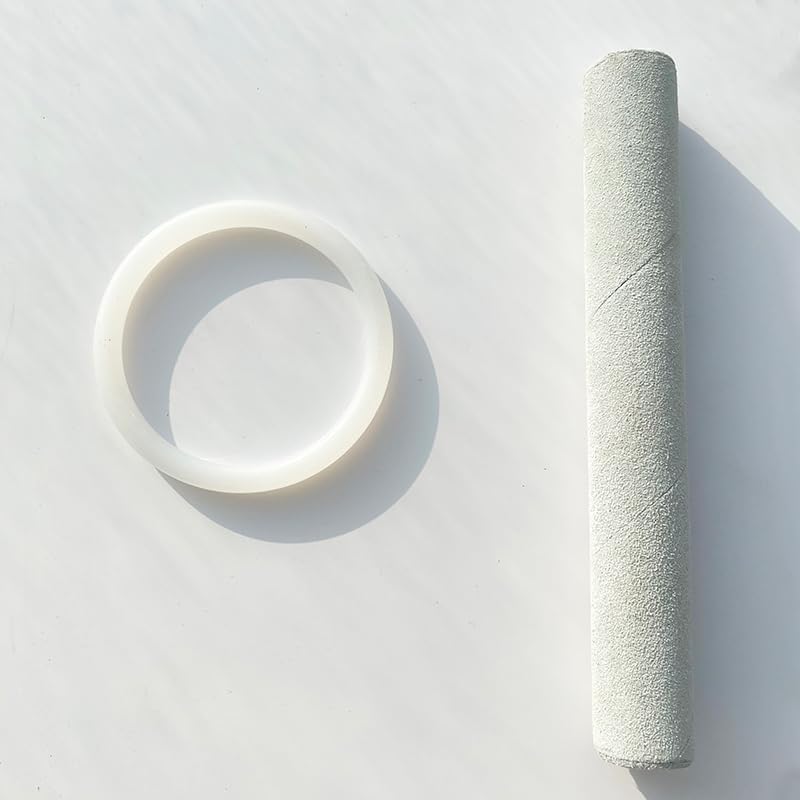 Hye-eun Clear Crystal Singing Bowl 7 inch F Note Rose Pink Cosmic Light Heart Chakra Transparent Sound Bowl with Mallet & O-ring,for Yoga Meditation Energy Healing, & Energy Balancing