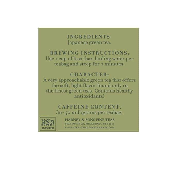 Harney & Sons Japanese Sencha Green Tea, 50 Tea Bags - Bloomnest