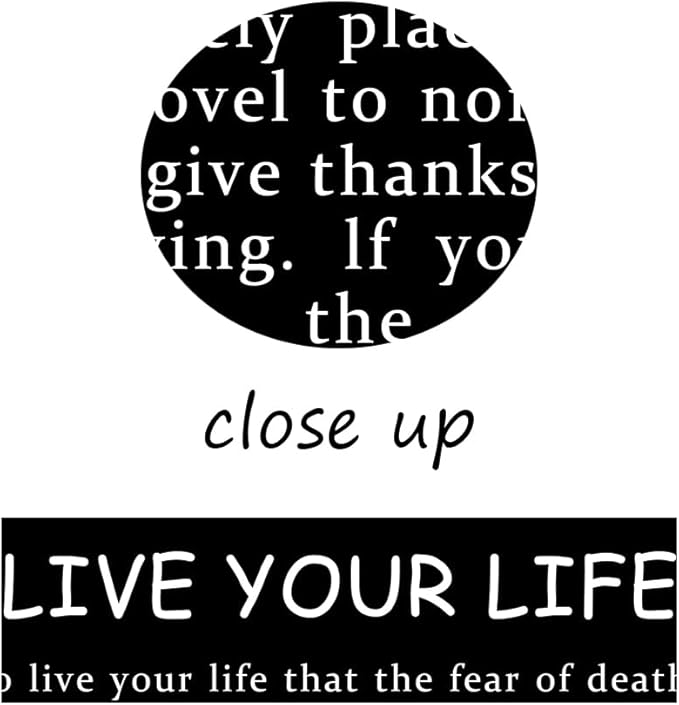Chief Tecumseh Live Your Life Motivational Wall Art Printed Modern Artwork Inspirational Canvas Poster for Living Room Hallway Office Home Decor Stretched and Framed [24" W X 36" H] - Bloomnest
