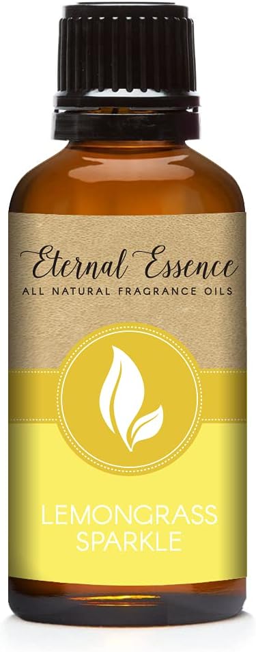 Eternal Essence Oils Lemongrass Sparkle 30ml All Natural Fragrance Oil - for Candle, Soap Making, Aromatherapy, Diffusers, Home Care, & Humidifiers EternalEssenceOils