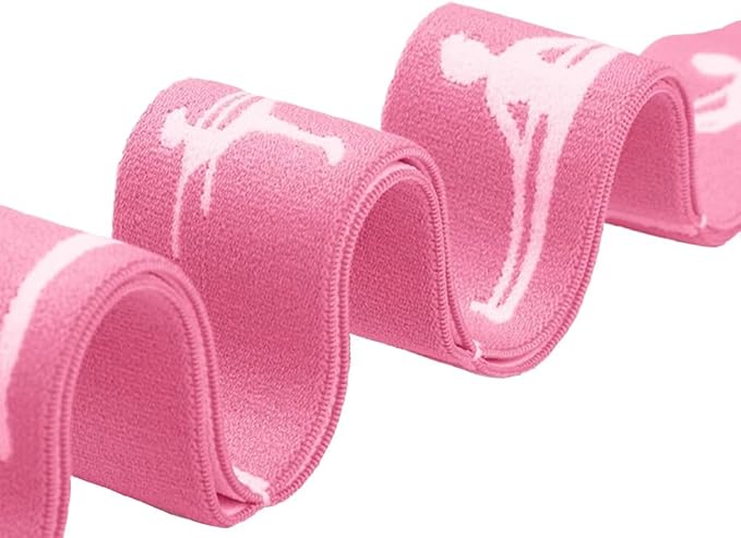 2-Pack Adjustable Kids Dance Stretch Bands - 8-Loop Elastic Bands for Ballet, Latin, Yoga, Gymnastics & Stretching - Flexible, Multi-Section Design for Dance Training & Flexibility - Bloomnest