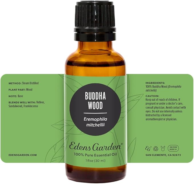 Edens Garden Buddha Wood Essential Oil- 100% Pure Premium Grade, Undiluted, Natural, Therapeutic, Aromatherapy, The Best for Diffuser, Skin, Face, Hair 30 ml (1 fl oz) - Bloomnest