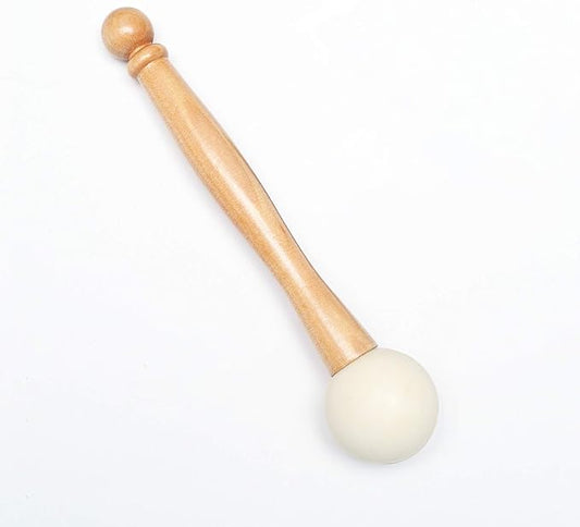 CVNC Rubber Mallet for Playing Frosted Quartz Crystal Singing Bowl Rubber Stick - Bloomnest