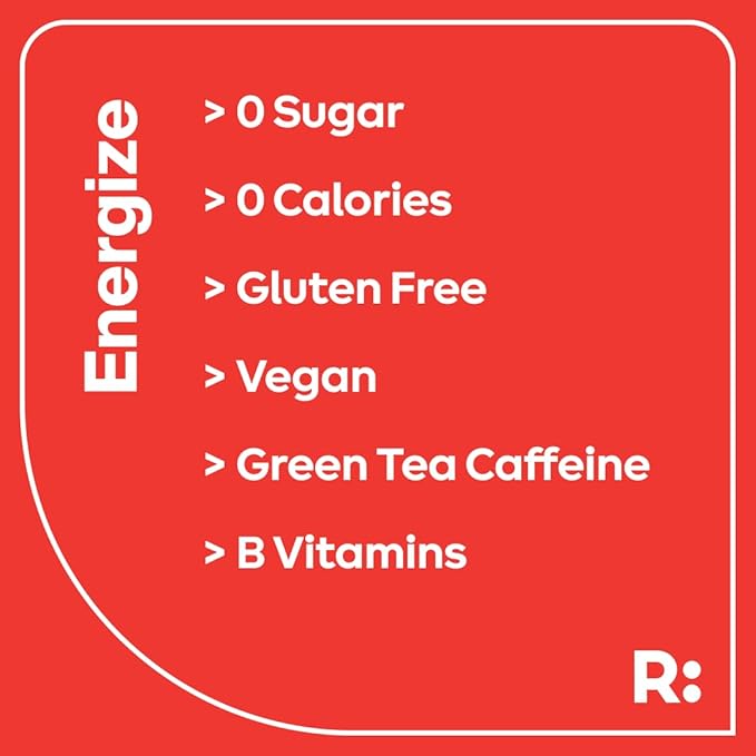 Ryde: Energize Shot | Tropical Flavor | Green Tea Caffeine, Taurine, Ginseng Extract & B Vitamins | 0 Calories, 0 Sugar | 2 FL OZ Shots | Boosts energy* (24 Pack) - Bloomnest