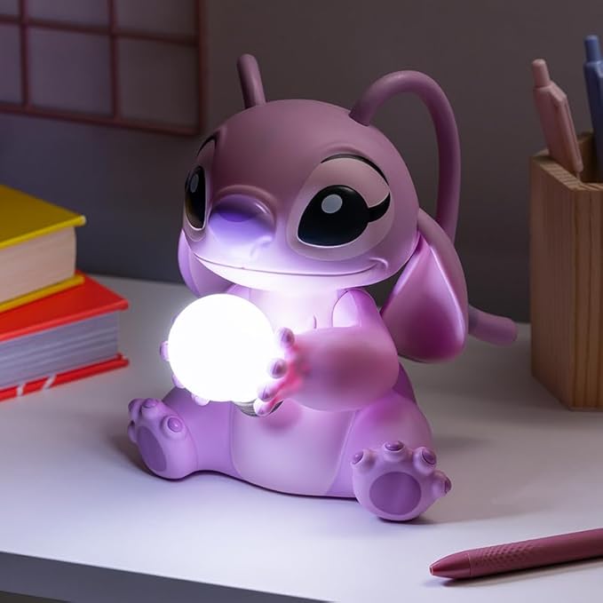 Paladone Angel Light - Officially Licensed Lilo and Stitch Lamp, Disney Collectible Gift, Bedside Table Bedroom Night Light Decor - Bloomnest