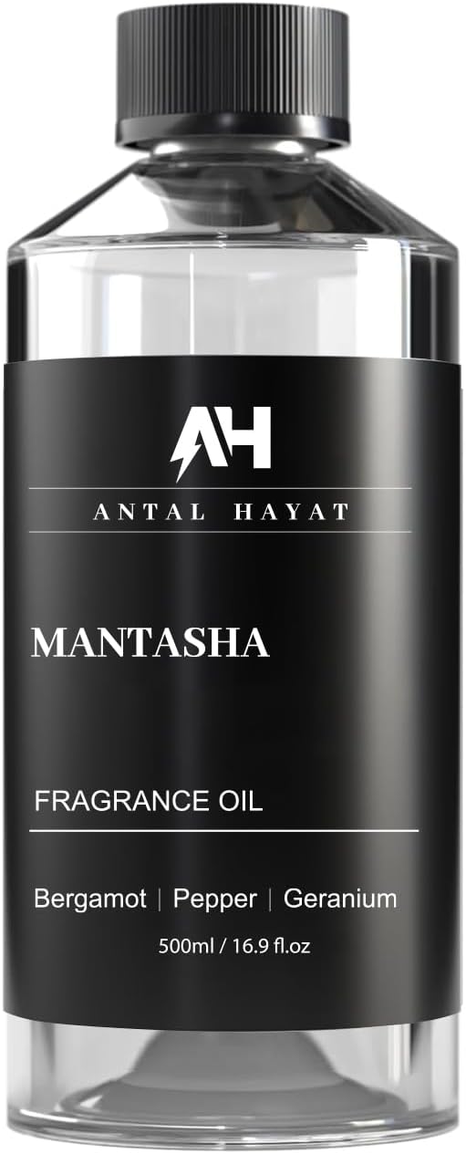 Hotel Scents Diffuser Oil Mantasha 500ml – Inspired by Sauvage Eau de Parfum – Bergamot, Pepper & Geranium – Luxury Scent Refill for Home – Essential Oil for Waterless & Ultrasonic Diffuser - Bloomnest