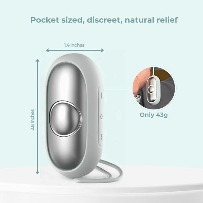 Glowco CalmCarry Sleep Aid Device – Handheld Microcurrent Relaxation Tool, Supports Calm, Focus & Gentle Relief, USB Rechargeable, Portable Wellness Device for Adults & Kids | Gray Calm Carry HomePage