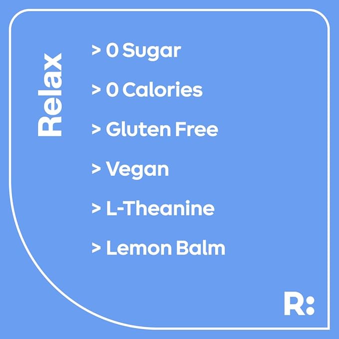 Ryde: Relax Shot | Raspberry Flavor | Lemon Balm, L-Theanine, Ginseng & Chamomile | 0 Calories, 0 Sugar | 2 FL OZ Shots | Helps You Relax* (8 Pack) - Bloomnest