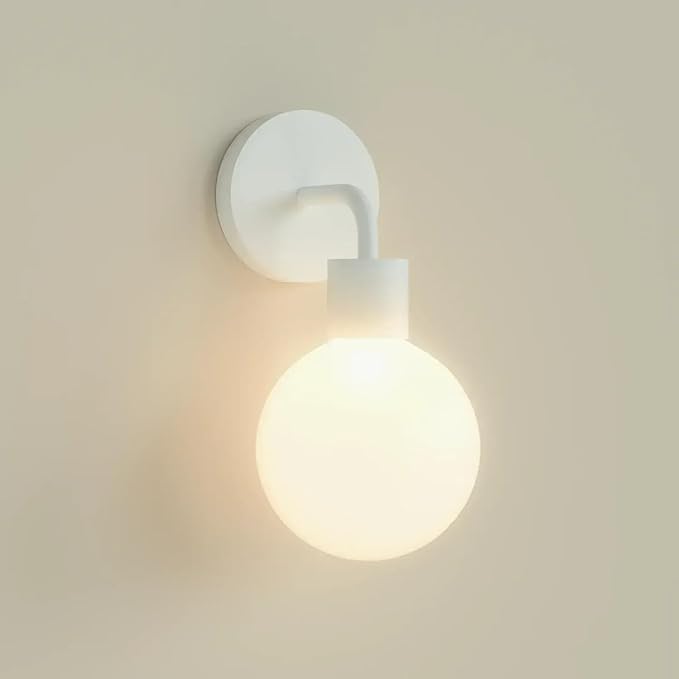Wireless Wall Sconce (Shark Tank) Rechargeable & Dimmable LED Light w/App Control & Damage-Free Install, Moveable Modern Ambient Lighting for Elegant Home & Bedroom Decor | Popwhite - Bloomnest