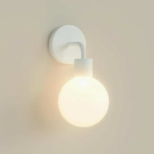 Wireless Wall Sconce (Shark Tank) Rechargeable & Dimmable LED Light w/App Control & Damage-Free Install, Moveable Modern Ambient Lighting for Elegant Home & Bedroom Decor | Popwhite - Bloomnest
