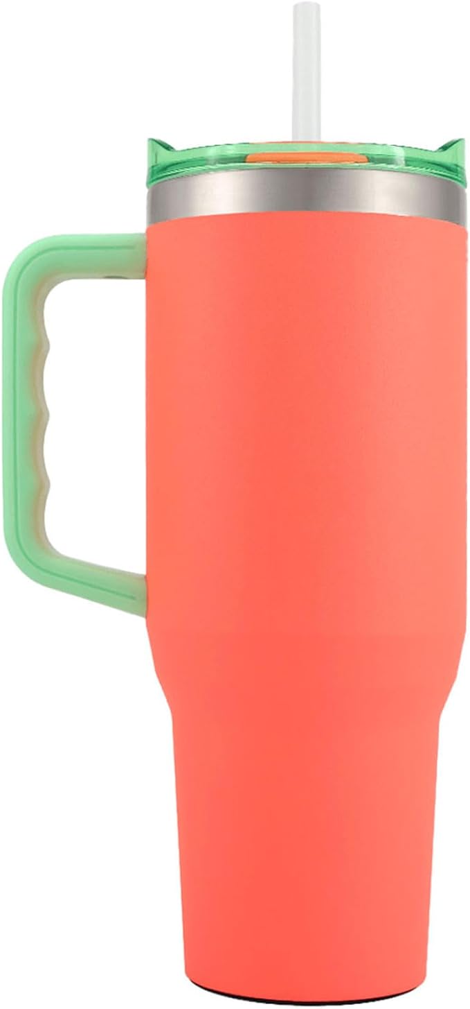 Yukon Outfitters Fit Forty 40oz Double Wall Vacuum Insulated Stainless Steel Tumbler with Reusable Straw & Ergonomic Handle | For Hot or Cold Beverage, Sundance - Bloomnest