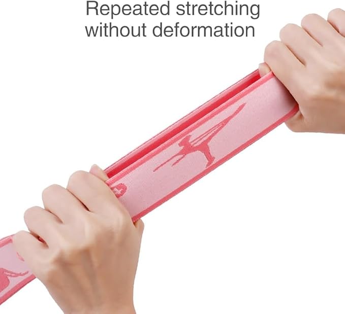 2 PCS Stretch Strap for Kids Dance Elastic Band for Children Gymnastics Stretching Strap Kids Stretching Bands Stuff Multi-Loop Adjustable Bands Stretching Resistance Ballet Bands -8 Loops - Bloomnest