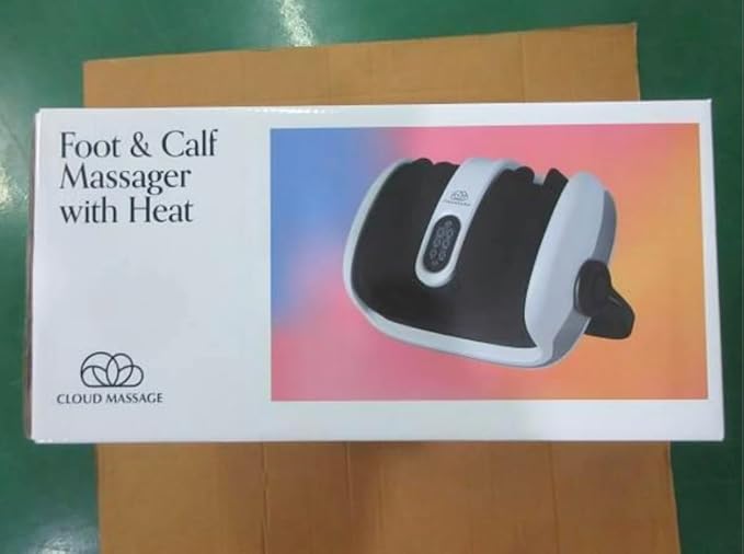 Cloud Massage Shiatsu Foot Massager with Heat – Deep Kneading for Pain Relief – Perfect for Father’s Day, Circulation & Relaxation – Ideal for Plantar Fasciitis, Neuropathy & Arthritis - Bloomnest