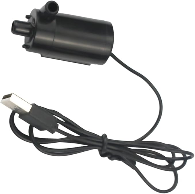 3PCS DC 3-5V USB Micro Submersible Mini Water Pump,Small Aquarium Pump for Fish Tank Aquariums Pond Fountain Hydroponics Garden (Black) - Bloomnest