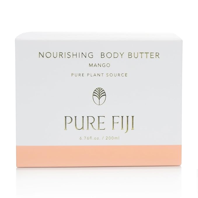 PURE FIJI Nourishing Body Butter, Mango (6.7oz/200ml)