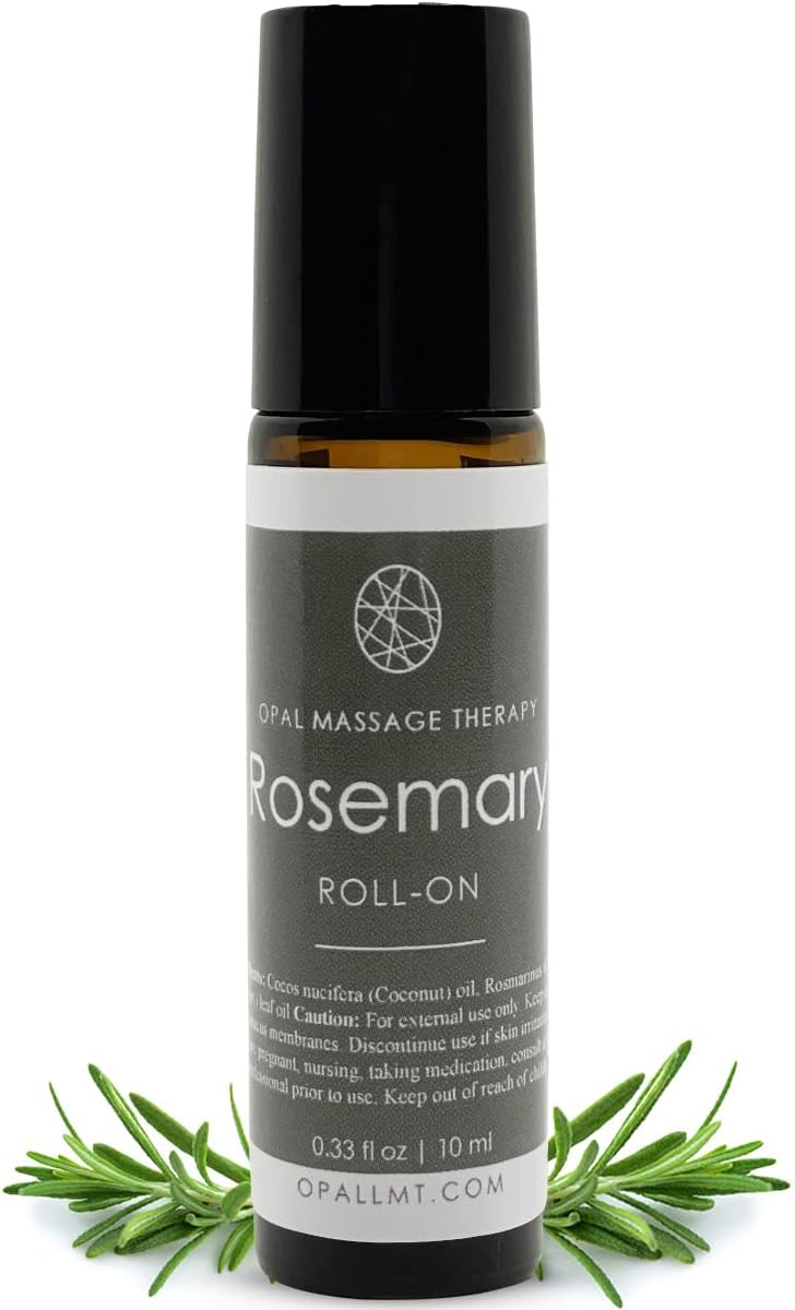 Premium Essential Oil Roll On Opal Massage Therapy (Rosemary)