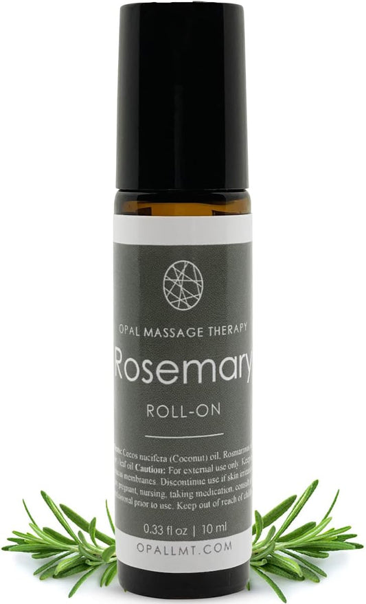Premium Essential Oil Roll On Opal Massage Therapy (Rosemary)