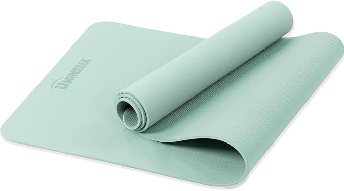 UMINEUX Yoga Mat Extra Thick 1/3'' & 2/5" Non Slip Yoga Mats for Women Eco Friendly TPE Fitness Exercise Mat with Carrying Sling & Storage Bag - Bloomnest