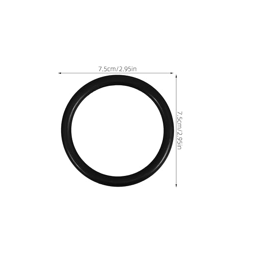 10Pcs Rubber Rings for Singing Bowl Sound Bowl Gasket Cushion Pad 2.95 Inch Durable Epdm O-Ring for Meditation Instruments - Bloomnest