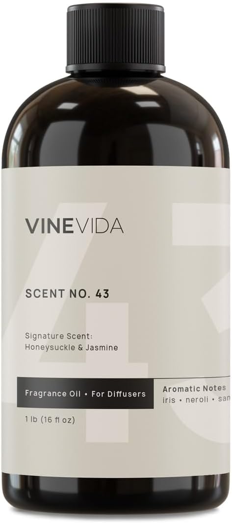 VINEVIDA [16 Fl Oz] Honeysuckle & Jasmine Fragrance Oil for Cold Air Diffusers, Essential Oils for Diffuser Oil Refill & Air Freshener Room Spray - Bloomnest