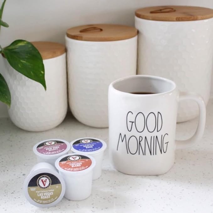Victor Allen's Coffee Across America Variety Pack (Seattle Dark, New York Select, Chicago Blend, Las Vegas Roast), 96 Count, Single Serve Coffee Pods for Keurig K-Cup Brewers - Bloomnest