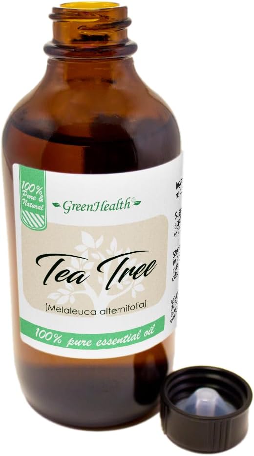 Tea Tree Essential Oil – 4 fl oz – 100% Pure & Undiluted – Natural Aromatherapy & DIY Use – GreenHealth Greenals