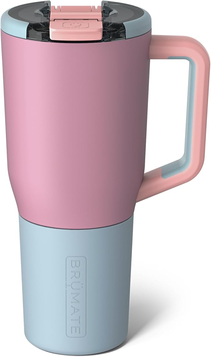 BrüMate Müv - 35oz 100% Leak Proof Insulated Coffee Mug with Handle & Lid - Stainless Steel Coffee Travel Mug - Double Walled Coffee Cup (Eclipse) - Bloomnest