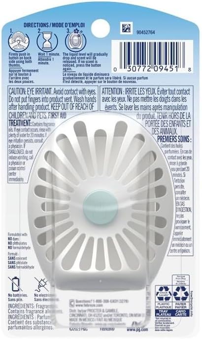 Febreze Odor Eliminator Small Spaces Air Freshener Wood (2 pack),2 Count (Pack of 1) - Bloomnest