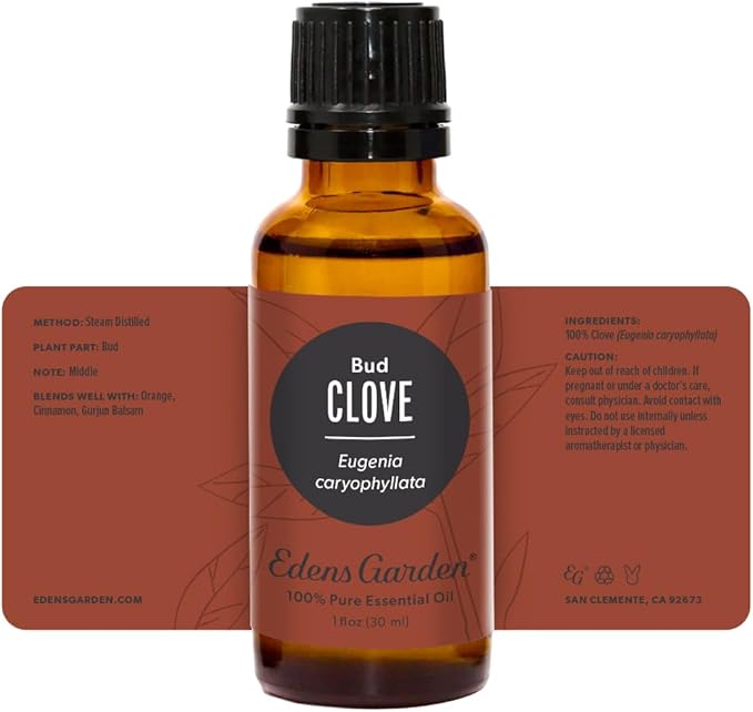 Edens Garden Clove- Bud Essential Oil- 100% Pure Premium Grade, Undiluted, Natural, Therapeutic, Aromatherapy, The Best for Diffuser, Candle, Laundry, Humidifiers 30 ml (1 fl oz) - Bloomnest