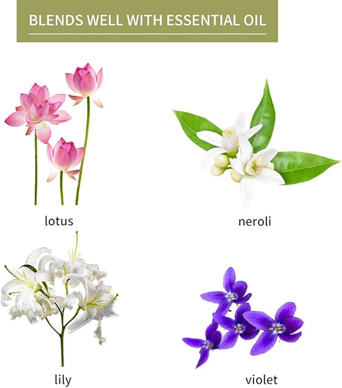 Sedbuwza Honeysuckle Essential Oil, Pure Organic Honeysuckle Fragrance Oil for Diffuser, Humidifier, Soap, Candle, Perfume Sedbuwza