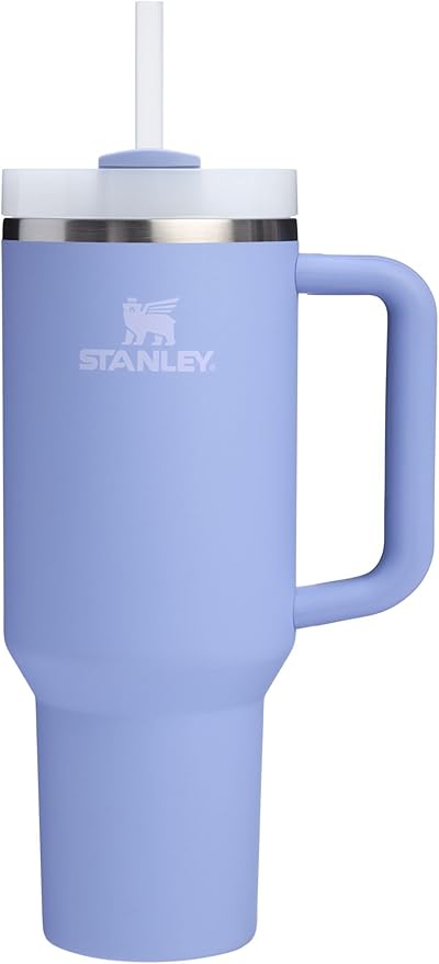 STANLEY Quencher H2.0 Tumbler with Handle and Straw 40 oz | Flowstate 3-Position Lid | Cup Holder Compatible for Travel | Insulated Stainless Steel Cup | BPA-Free | Hydrangea - Bloomnest