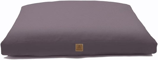 Zabuton Meditation Mat (36"×28"×3") Luxurious Meditation Cushion for Kneeling Sitting Large Floor Pillow Zafu/Bench-Washable Cotton Cover 100% Organic Cotton Filling (Dark Grey) - Bloomnest