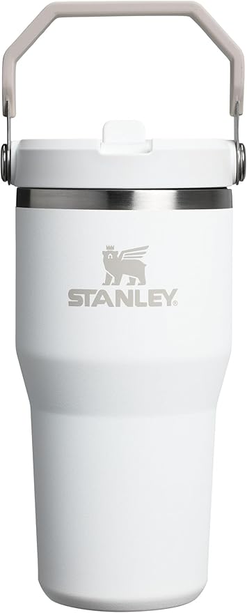 STANLEY IceFlow 2.0 Flip Straw Tumbler with Handle 20 oz | Twist On Lid and Flip Up Straw | Leak Resistant Water Bottle | Insulated Stainless Steel | BPA-Free | Frost - Bloomnest