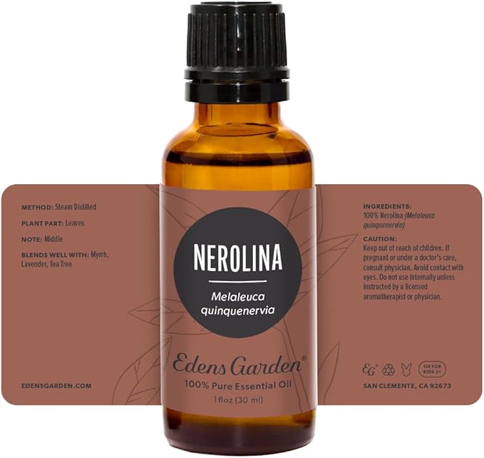 Edens Garden Nerolina Essential Oil- 100% Pure Premium Grade, Undiluted, Natural, Therapeutic, Aromatherapy, The Best for Diffuser, Skin, Candle, Laundry 30 ml (1 fl oz) EdensGarden