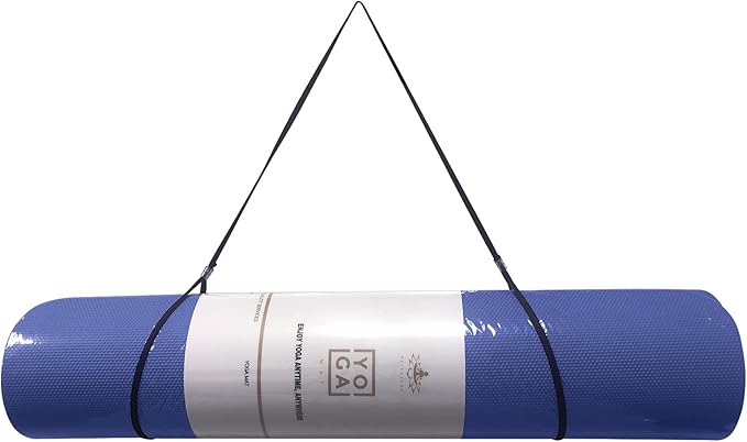 Hatha Yoga Thick TPE Yoga Mat 72"x 27"x1/3 inch Non Slip Eco Friendly Exercise Mat for Yoga Pilates & Floor Workouts - Bloomnest