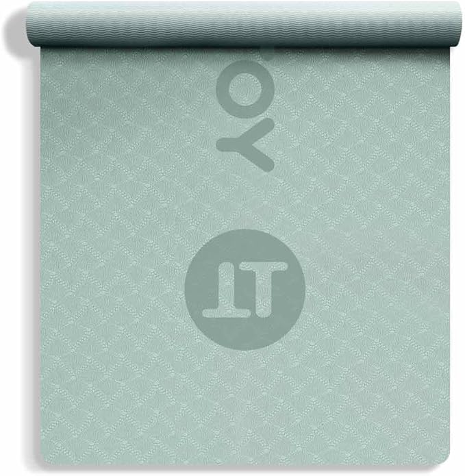YOTTOY Yoga Mat, 72"x 32"x1/3" Extra Wide Non-Slip Exercise Fitness Yoga Mats,Eco-Friendly TPE Exercise Mats for Women Men Home Workout with Strap Bag - Bloomnest