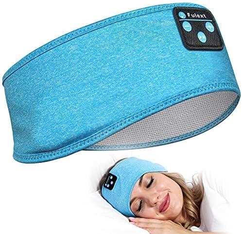 Sleep Headphones Bluetooth Headband, Perytong Upgrage Soft Sleeping Wireless Music Sport Headbands, Long Time Play Sleeping Headsets with Built in Speakers - Bloomnest