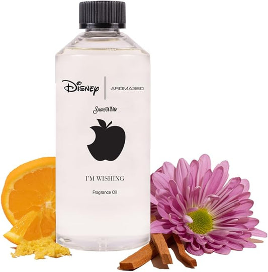 Aroma360 | Disney | I’m Wishing Fragrance Oil Blend | Princess Snow White | Luxury Essential Oil Diffuser | Aromatherapy Scent Diffuser Oil | Orange, Aldehydes & Jasmine 16.9 fl oz, 500mL - Bloomnest