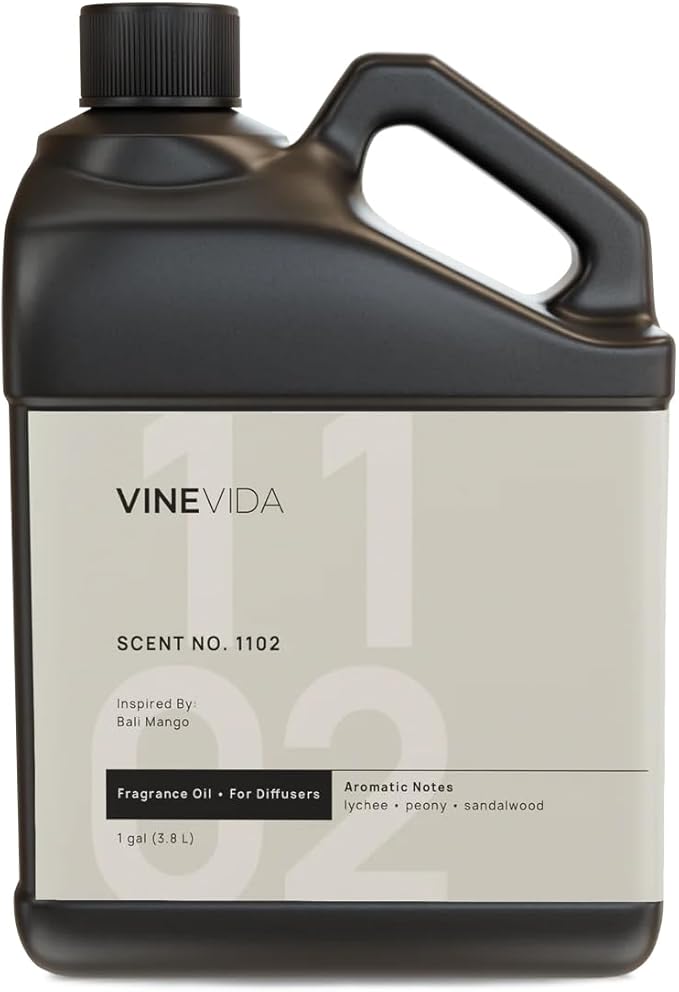 VINEVIDA [128 Fl Oz] Scent NO. 1102 Fragrance Oil for Cold Air Diffusers, Aromatic Notes of Lychee Peony Sandalwood, Essential Oils for Diffuser Oil Refill & Air Freshener Room Spray - Bloomnest