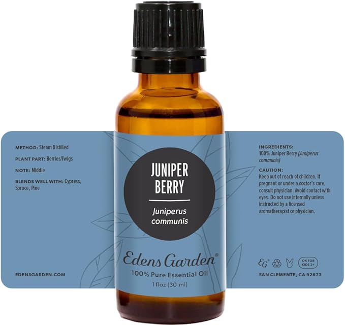 Edens Garden Juniper Berry Essential Oil- 100% Pure Premium Grade, Undiluted, Natural, Therapeutic, Aromatherapy, The Best for Diffuser, Candle, Hair, Kid Safe 30 ml (1 fl oz) - Bloomnest