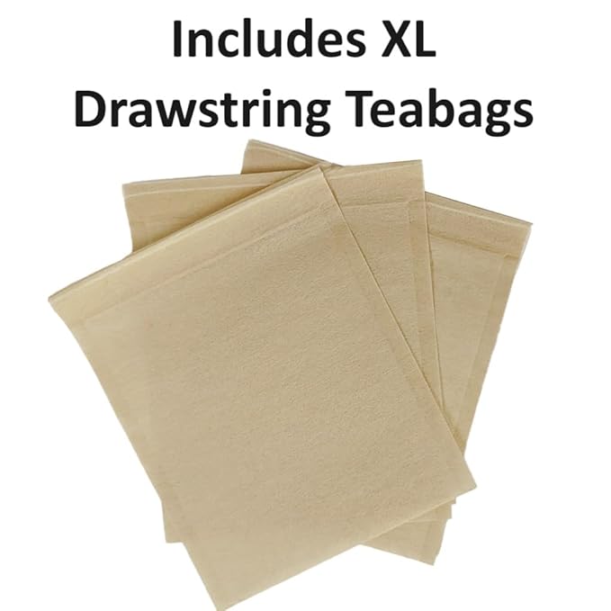 The Southern Standard - Premium Organic Iced Tea Bags - 50/50 Blend (50% Black, 50% Green and White),100 XL Bags (1 Pound. Makes 50 gallons.) - Bloomnest