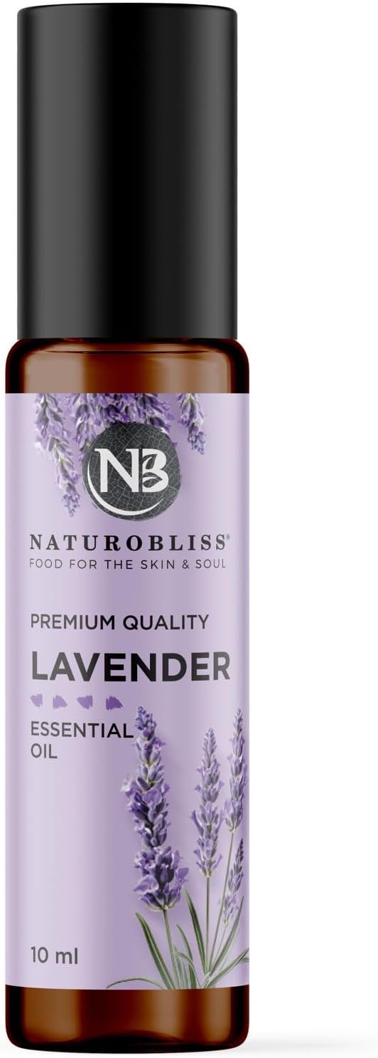 NaturoBliss Lavender Essential Oil Roll On, 10 ml - Bloomnest