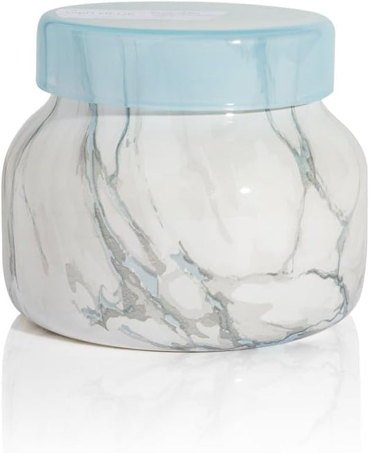 Capri Blue Modern Marble Jar Candles - Luxury Scented Candles for Home - Long Lasting Soy Wax Blend - Scented Home Decor Gifts - Blue Jean (8 oz) - Bloomnest